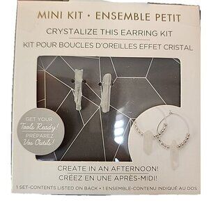 Jewelry Making CRAFT DIY Kit Earrings “CRYSTALIZE THIS” NEW